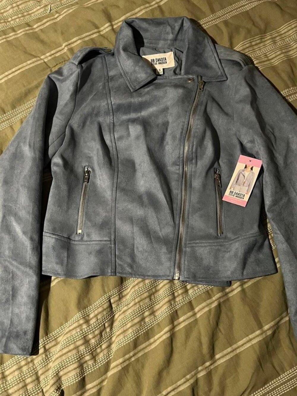 BB Dakota Women's Blue and Navy Jacket